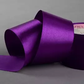Лента атласная, 50 мм 23 ± 1 м, цвет фиолетовый №34