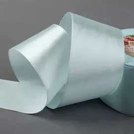 Лента атласная, 50 мм × 23 ± 1 м, цвет нежно-голубой №13