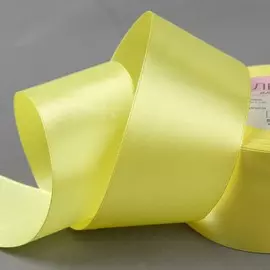 Лента атласная, 50 мм 23 ± 1 м, цвет желтый №15