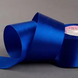 Лента атласная, 50 мм 23 ± 1 м, цвет синий №40