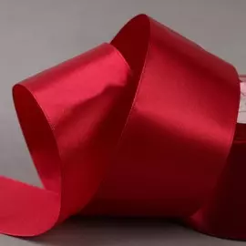 Лента атласная, 50 мм 23 ± 1 м, цвет вишневый №37