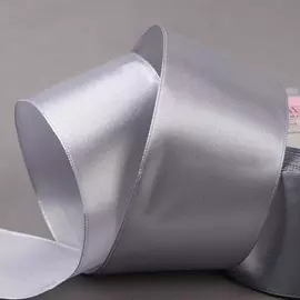 Лента атласная, 50 мм 23 ± 1 м, цвет пепельный №59