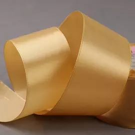 Лента атласная, 50 мм × 23 ± 1 м, цвет золотисто-бежевый №56