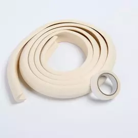 Лента защитная для углов мебели крошка я, 2 м, ширина 3,5 см, l-профиль, бежевый