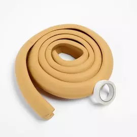 Лента защитная для углов мебели крошка я, 2 м, ширина 5 см, l-профиль, горчица