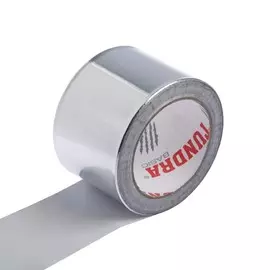 Лента алюминиевая тундра, клейкая, 25 мкм, 72 мм х 25 м