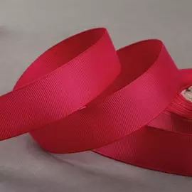 Лента репсовая, 25 мм, 23 ± 1 м, цвет малиновый №28