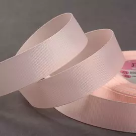 Лента репсовая, 25 мм, 23 ± 1 м, цвет персиковый №07