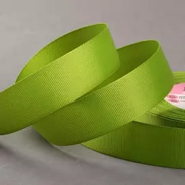 Лента репсовая, 25 мм, 23 ± 1 м, цвет зелёный №141