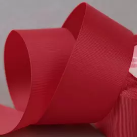 Лента репсовая, 40 мм, 23±1 м, темно-красная №33