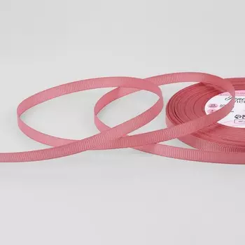 Лента репсовая, 6 мм, 23 ± 1 м, цвет пудровый №130