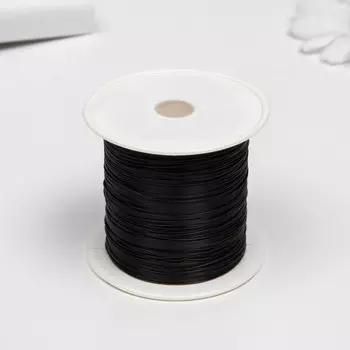 Леска для бисера d 0,4 мм*30 м в мотке, черный