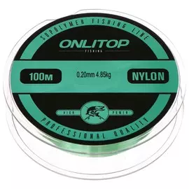 Леска lizard d=0,2 мм, 100 м, 4,85 кг, цвет зелёный