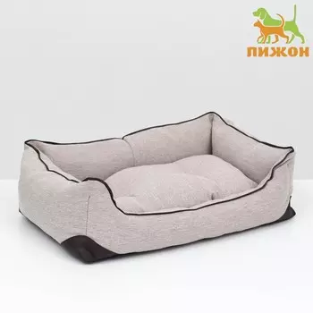 Лежак с подушкой и кантом