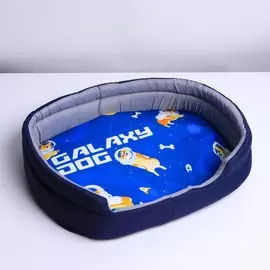 Лежанка овальная galaxy dog, 43 х 32 х 9.5 см