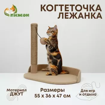 Лежанка с когтеточкой