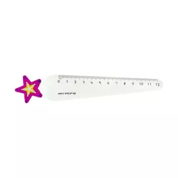 Линейка пластиковая 12 см