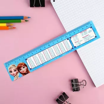 Линейка-закладка пластиковая 20 см,