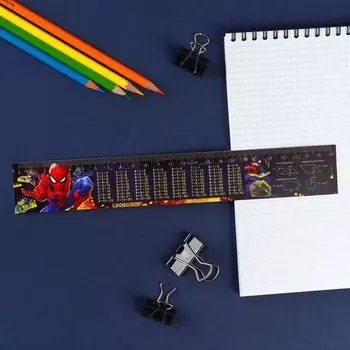 Линейка-закладка пластиковая 25 см,