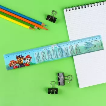 Линейка-закладка пластиковая 25 см,