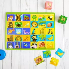 Логическая игрушка с разрезными картинками
