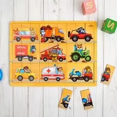 Логическая игрушка с разрезными картинками