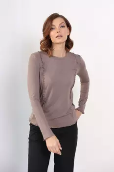 Лонгслив декоративными