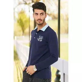 Лонгслив поло