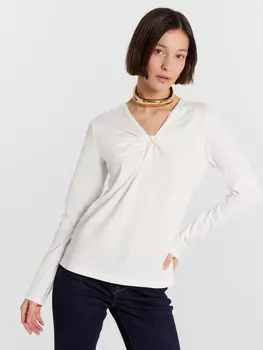 Лонгслив женский белый