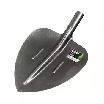 Лопата совковая рудная, тулейка 40 мм, рельсовая сталь, без черенка, greengo