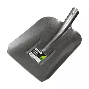 Лопата совковая, тулейка 40 мм, рельсовая сталь, без черенка, greengo