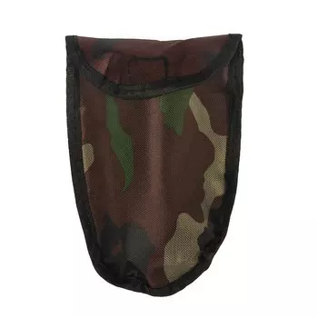 Лопата туристическая, l = 41 см, складная, пилка, металлический черенок с прорезиненной рукоятью, greengo