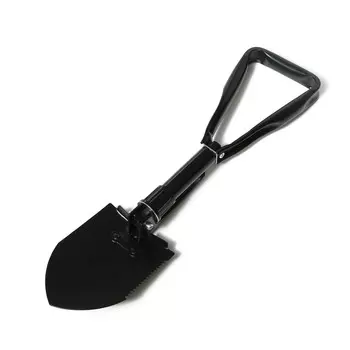 Лопата туристическая, l=47 см, складная, пилка, металлический черенок, с ручкой, в чехле, greengo