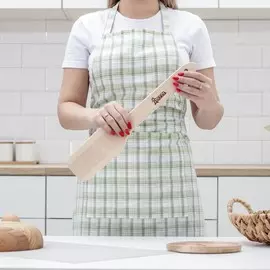 Лопатка деревянная доляна, березовая, 40 см