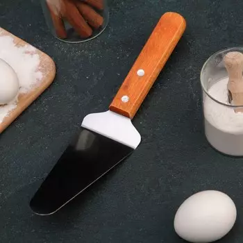 Лопатка для торта и пиццы доляна, 266 см, цвет коричневый