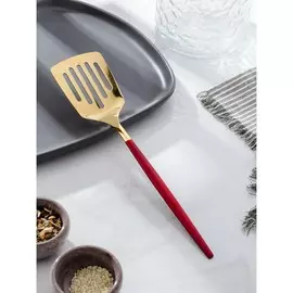 Лопатка из нержавеющей стали перфорированная magistro