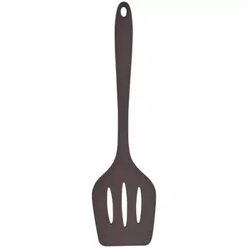 Лопатка с прорезями силикон мокко