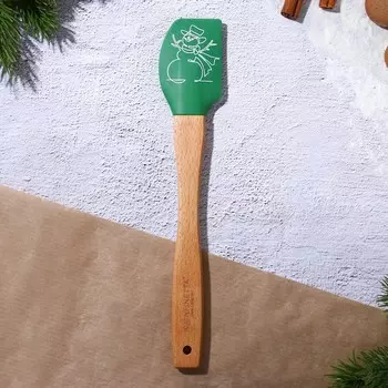 Новый год. лопатка силиконовая