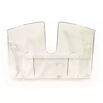 Лоток для бумаг настенный calligrata, 1 секция, прозрачный