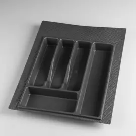 Лоток для столовых приборов, 400 мм, серый