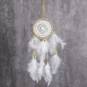 Ловец снов амулет с кружевом