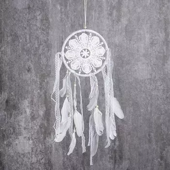 Ловец снов амулет с кружевом