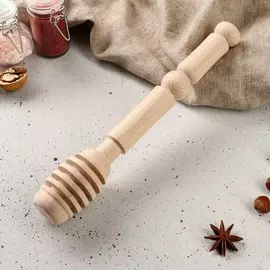 Ложка для меда, большая, 30 см, массив бука