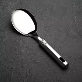 Ложка гарнирная из нержавеющей стали доляна