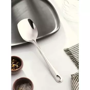 Ложка гарнирная из нержавеющей стали доляна