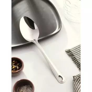 Ложка гарнирная из нержавеющей стали доляна