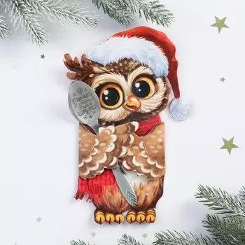 Ложка новогодняя с гравировкой