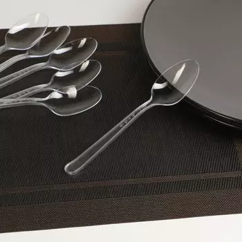 Ложка пластиковая одноразовая