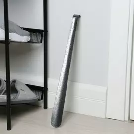 Ложка для обуви доляна, с крючком, 424 см, покрытие антик серебро