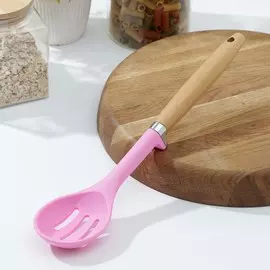 Ложка кулинарная с прорезями доляна